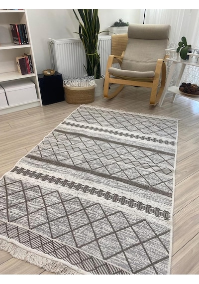 Kilim Çift Taraflı Bohem Seri Dokuma Kilim 80 300cm Çok Renkli