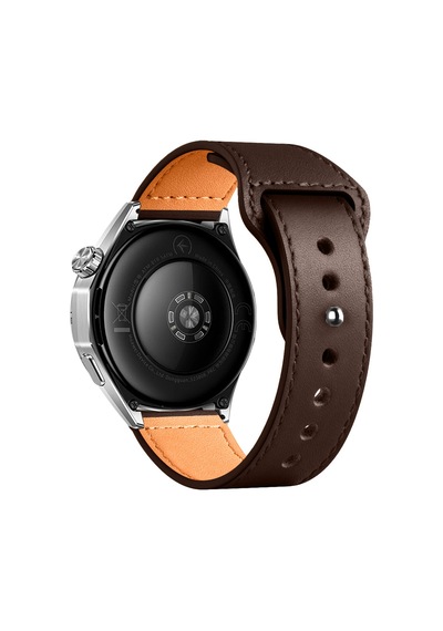 Huawei Watch Gt6 46mm İle Uyumlu Premium Classic Deri Görünümlü Kordon