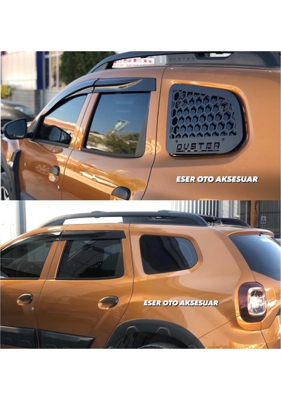 Dacia Duster 2018 Metal Kelebek Cam Koruma 2 Parça