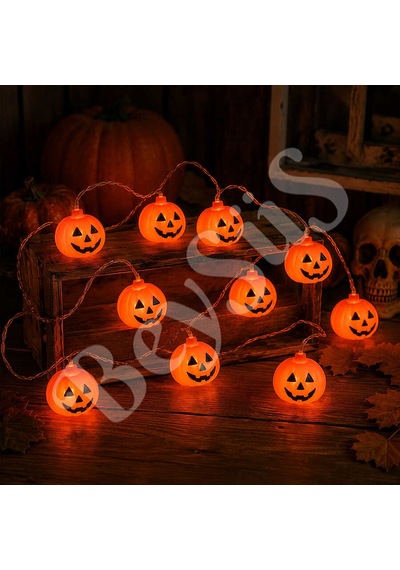 Beysüs Cadılar Bayramı Halloween 10lu Balkabağı Led Işık