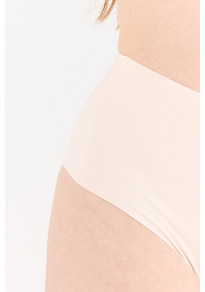 Naphor Shade Dikişsiz Yüksek Bel Slip Külot Pudra Pudra