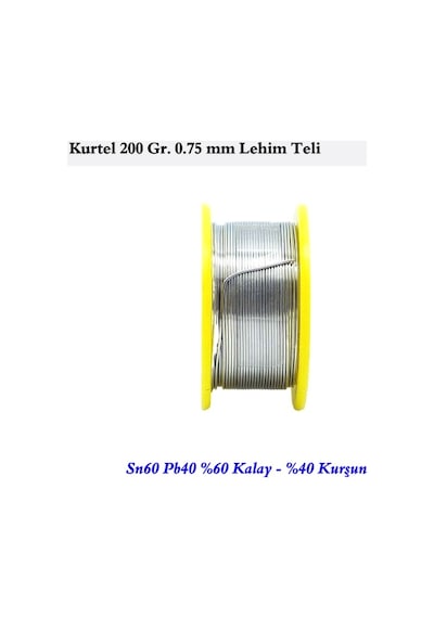 Kurtel 200 Gr. 0.75 mm Lehim Teli