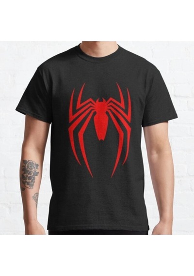 Startmore Adrift Kırmızı Etiket Gala Spiderman T-shirt 07240 Siyah