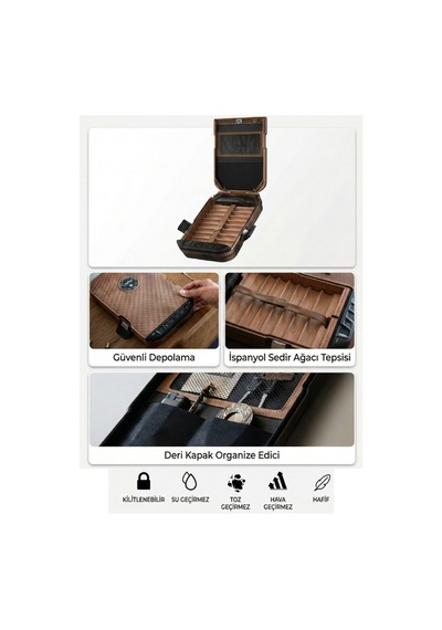 Vaultek Lifepod 1.0 Seyahat Tipi Siyah Humidor Puro Kutusu - Trm5009