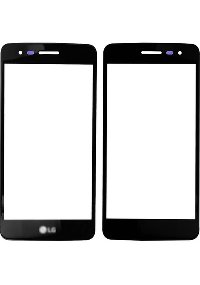 LG Uyumlu K8 2017 X240 Dokunmatik Touch Ön Cam - Siyah Renk