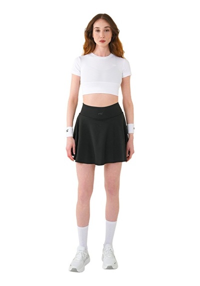 Musclecloth Aura Cross Crop T-shirt Beyaz