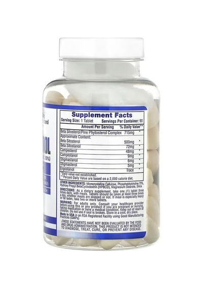 Hitech Pharmaceuticals Beta Sitosterol 500mg 90 Tablet