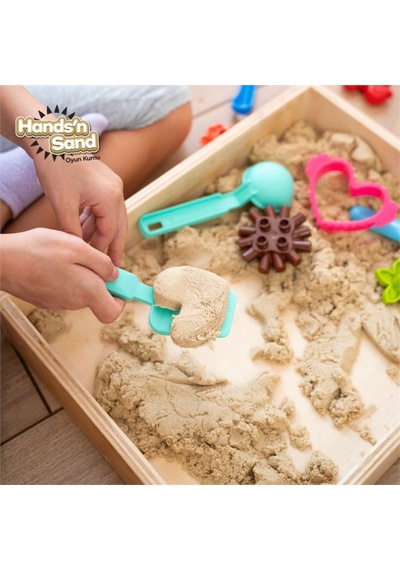 Playever Hands'n Sand Doğal Kinetik Kum 1kg - Naturel Krem