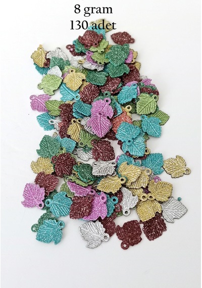 Oya Abiye Bileklik Kolye Pleksi Plastik Pul Karma Renk 8 Gram 130 Adet - Bnc499