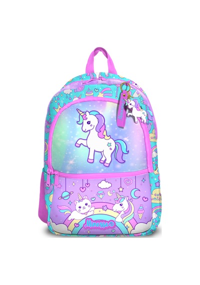 Minosso Simli Unicorn Desenli Kız Çocuk İlkokul Sırt Çantası 1007 Pembe