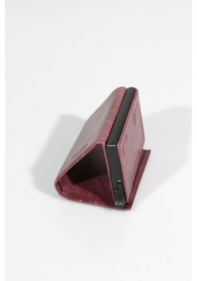 Grande 725 Erkek Deri Kartlık Crazy Bordo