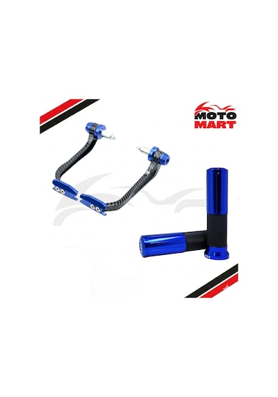 Yuki Enzo 125 Elcik Ve Manet Koruma Set-mavi-ma14509
