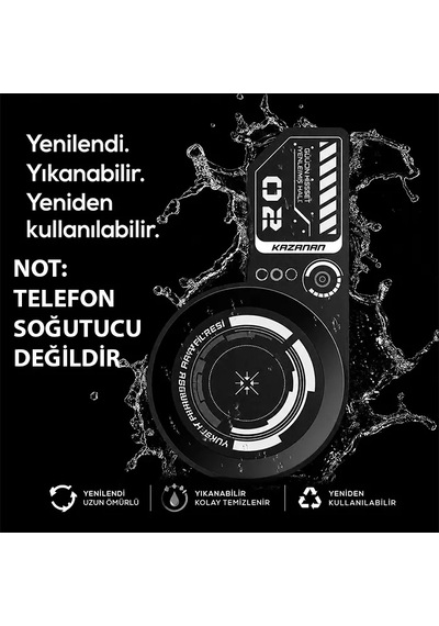 Memo Vc01 Manyetik Metal Halka - Memo Telefon Soğutucu Manyetik Tüm Modeller- 5775