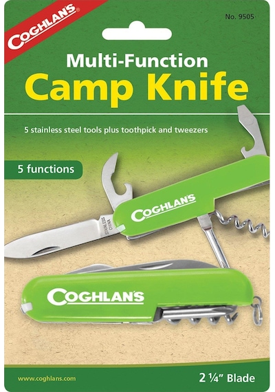 Coghlans C-9505 5 Fonksiyonlu Kamp Çakı Çok Renkli
