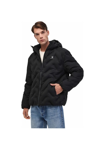Lumberjack Ml Henry Coat 25n17 5pr Siyah Erkek Kısa Kaban 000000000102022980 Siyah