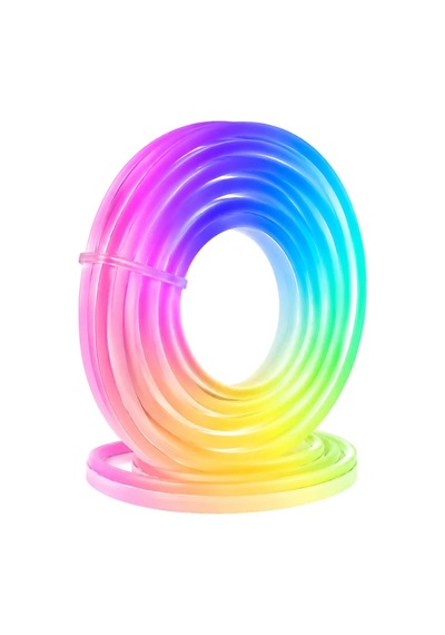 Rgb Neon Led Şerit Işık Kumandalı Usb Girişli Su Geçirmez Şerit Led Mavi