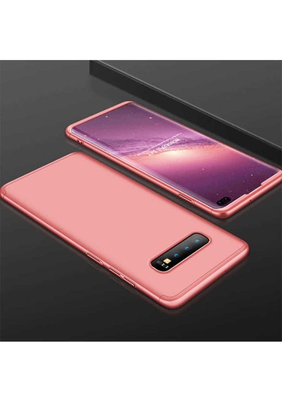 Galaxy S10 Kılıf Zore Ays Kapak Rose Gold