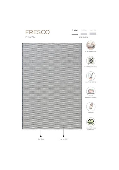 Fresco Ekru Lacivet İskandinav Jüt Yıkanabilir Halı Kilim Balkon Teras Salon Koridor Halısı 20521b, 100 X 200