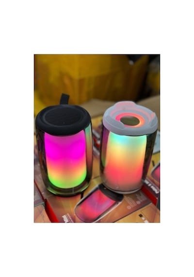 Pulse5 Mini Bluetooth Hoparlör Tws Özellikli Led Işıklı Kablosuz Speaker Ses Bombası