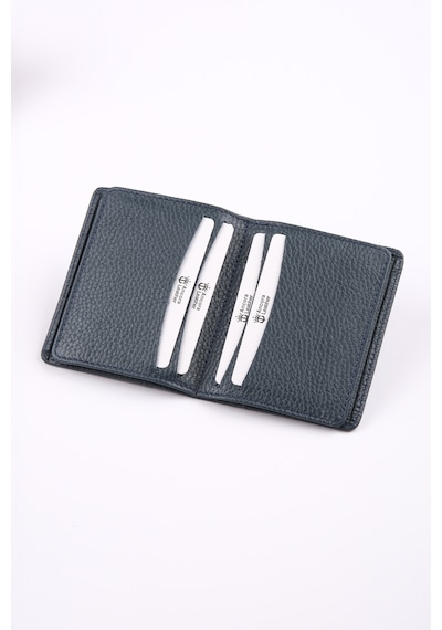 Ancora Leather Hakiki Deri Kartlık-26207 Lacivert