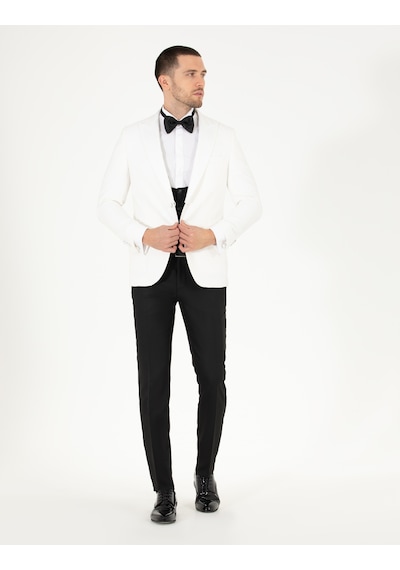 Pierre Cardin Erkek Beyaz Smokin 50265143-vr013 Beyaz