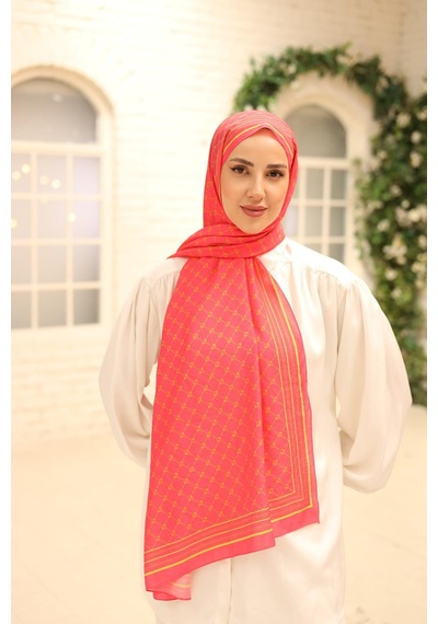 Silk Home Olinda Şal - 49005 - 22 Pembe Asit - Pembe