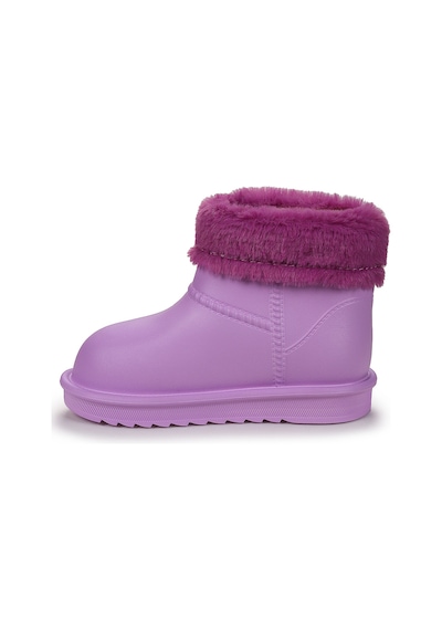 Kiko Kids Geta Su Geçirmez İçi Kürklü Kız Çocuk Eva Yağmur Kar Çizme Lila Lila