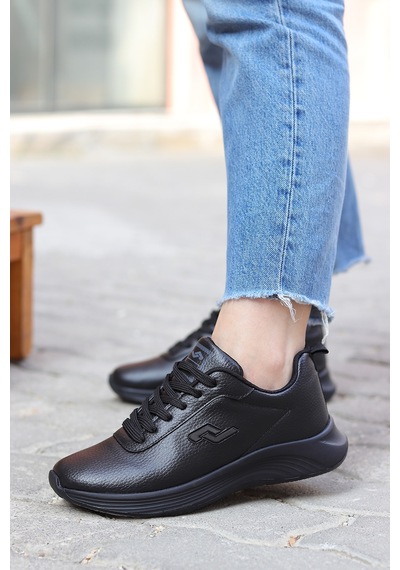 Jump Comfort Cilt Rahat Taban Unisex Sneaker Spor Ayakkabı 867800000742 01 Siyah Siyah