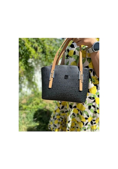 Just Polo Kadın El Ve Omuz Çantası 234030mh Siyah - Camel 63027402