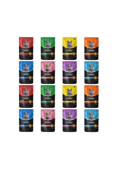Reflex Plus Karışık Pouch Kedi Maması 85 Gr X 16 Adet