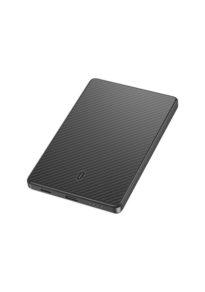 Wiwu Wi-p072 Pd 20w M-safe Şarj Özellikli Ultra İnce Aramid Fiber Powerbank 15w 5000mah Siyah Siyah