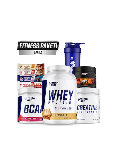 Proteinocean Fıtness Paketi Mega - Bisküvi Ahududu