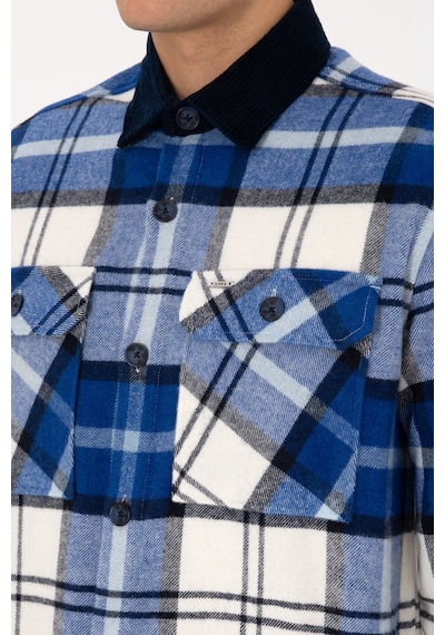 U.s. Polo Assn. Erkek Lacivert Gömlek Desenli 50308257-vr033 Lacivert