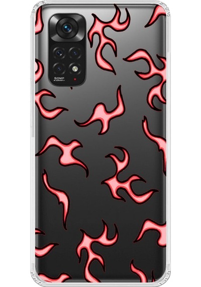 Xiaomi Redmi Note 11 Uyumlu Şeffaf Kılıf Wallpaper 4 Tasarımlı