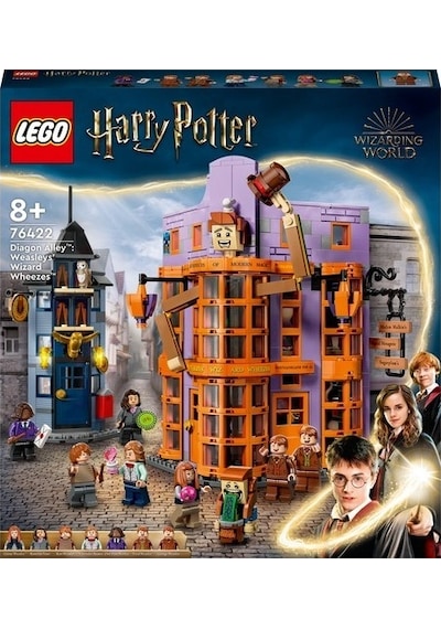 LEGO LEGO Harry Potter Tm Diagon Yolu: Weasley Büyücü Şakaları 76422 8 Yaş Ve Üzeri Çocuklar Için Koleksiyonluk Yaratıcı Oyuncak Yapım Seti 834