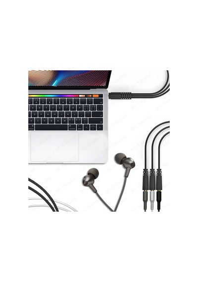 3.5mm 1 Giriş 3 Çıkış Çoklayıcı 5+1 Ses Sistemi Bağlantı Kablosu