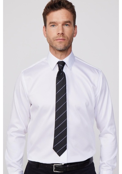 Tudors Klasik Fit Non Iron Beyaz Erkek Gömlek-29756-beyaz Beyaz