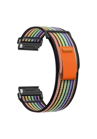 Garmin İle Uyumlu Travel Loop 26mm Kumaş Kordon Fenix 8 Amoled 51mm/ 8 Mıp 51mm/ 7x/ 7x Pro/ 6x/ 6x Pro/5x/5x Plus/enduro 3/2 İçin Hafif Yapılı Cırt Cırt Tasarım Rahat Kayış