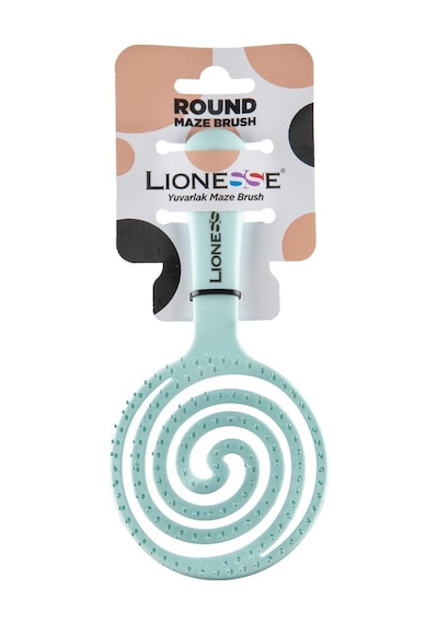 Lionesse Yuvarlak Maze Brush Mavi