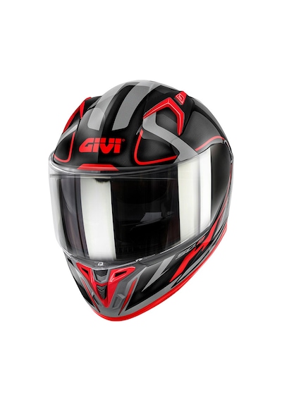 Givi 50.8 Racer Kask Siyah - Titanıum - Kırmızı