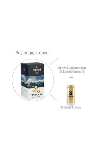 Ballstad Omega-3 Başlangıç Paketi Saklama Kutulu