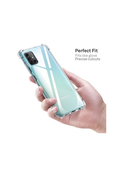 Galaxy A71 Köşeleri Airbagli Ultra Koruma Şeffaf Zırh Kılıf
