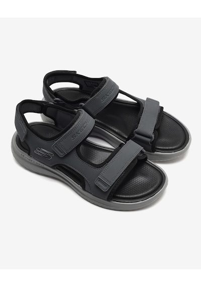 Skechers Bounder 2.0 Sandal - Thutton Erkek Gri Sandalet 232893 Char Gri