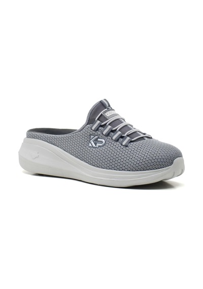 King Paolo D5109 Krakers Sabo - Gri-füme - Kadın Sandalet Gri-füme Gri - Füme