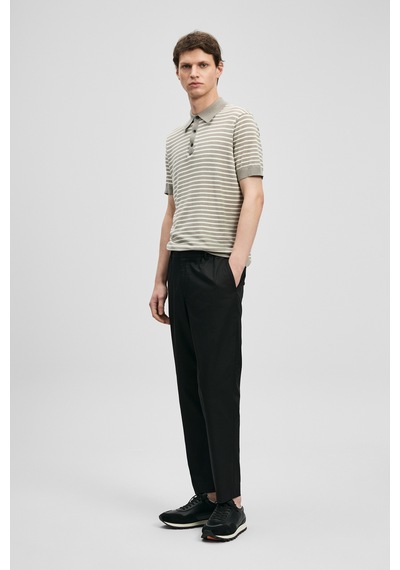 Lufian Glen Erkek Beach Jogger Pantolon Slim Fit Siyah Siyah 111190358100100