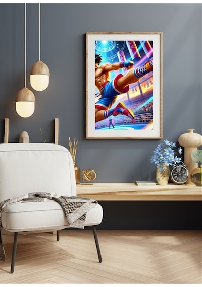 Ti-play Zaka Anime Series Kılıc As170 35x50 Cm Çerçevesiz Karton Poster Uv Baskı