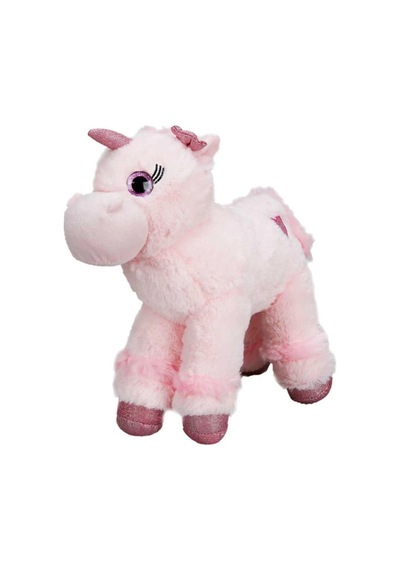 Mey İthalat Unicorn Renkli Peluş At 28 Cm. Mor