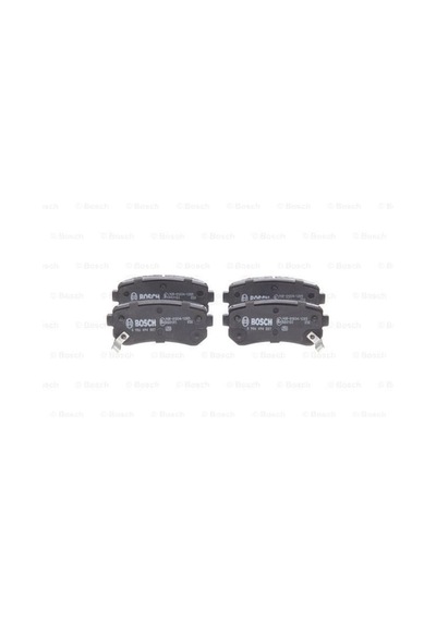 BOSCH 986494887 Disk Balata Creta 1.6 01.2016 - ; Creta 2.0 01.2016 - ; İx35 2.0 01.2010 - 08.2013; Sportage 1.6 Gdı