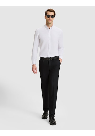 Pierre Cardin Siyah Slım Taılored Kumaş Pantolon 50331710-vr046