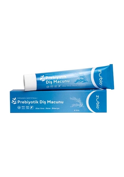 Zubio Organik Sertifikalı Prebiyotik Diş Macunu 75 G